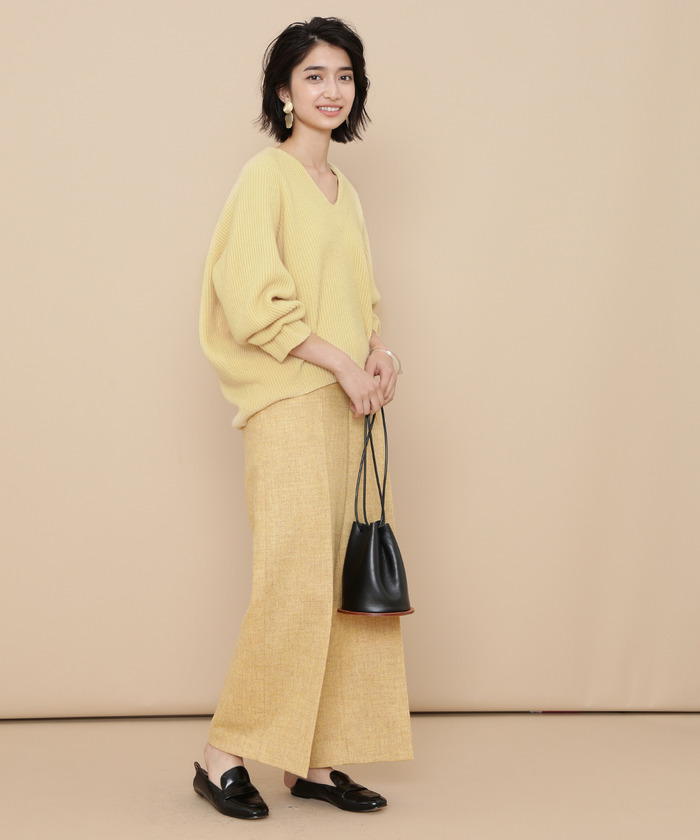 セール 60%OFF】ウールVネックコクーンプルオーバー(501105327 セール 60%OFF】ウールVネックコクーンプルオーバー(501105327