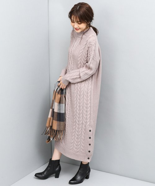 クーポン セール 70 Off 裾釦ロングケーブルニットワンピース ビス Vis D Fashion クーポン セール 70 Off 裾釦ロングケーブルニットワンピース ビス Vis D Fashion