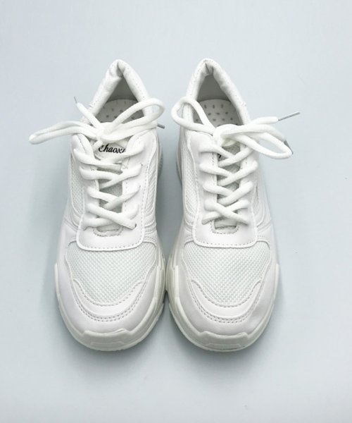 スニーカー レディース シューズ 厚底 レースアップ 靴 韓国 春夏 秋冬 ミニミニストア Miniministore D Fashion