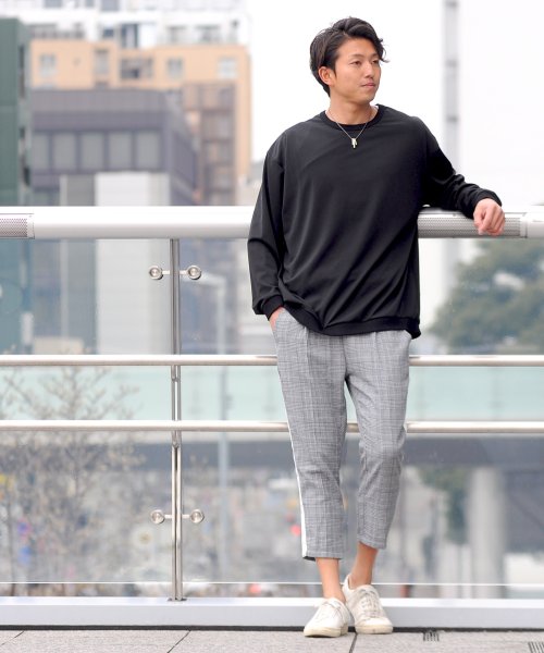 トレーナー メンズ ポンチ ポンチトレーナー ビッグサイズ ドロップ