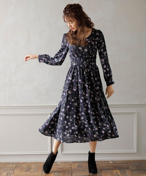 セール 66 Off Cancam1月号掲載 ウエスト切替花柄ワンピース イング Ingni D Fashion セール 66 Off Cancam1月号掲載 ウエスト切替花柄ワンピース イング Ingni D Fashion