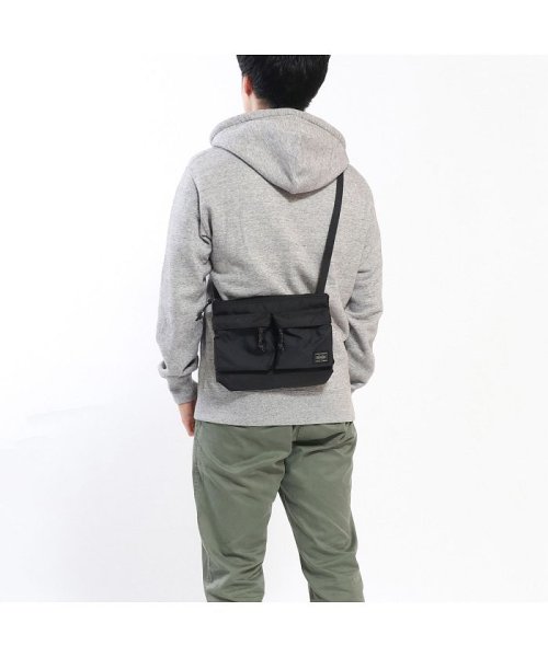 吉田カバン ポーター ショルダーバッグ PORTER FORCE フォース SHOULDER BAG サコッシュ 855－05458(501458746)  | ポーター(PORTER) - d fashion