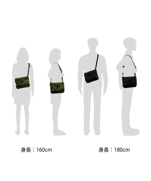 吉田カバン ポーター ショルダーバッグ PORTER FORCE フォース SHOULDER BAG サコッシュ 855－05458(501458746)  | ポーター(PORTER) - d fashion