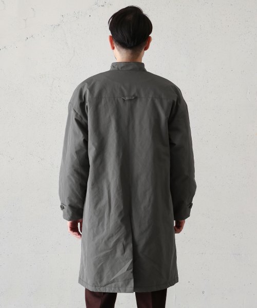 セール】STILL BY HAND ドロップショルダーノーカラーコート