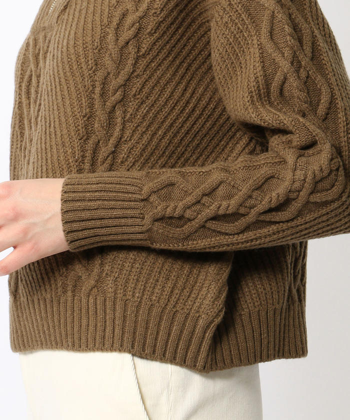 MACPHEE - 18AW MACPHEE エアリーウール ハーフジップアッププルオーバー MACPHEE - 18AW MACPHEE エアリーウール ハーフジップアッププル