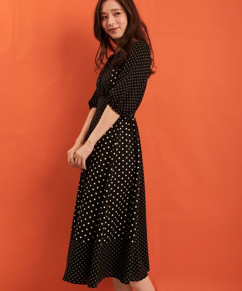 セール 50 Off ミックスドットワンピ ノエラ Noela D Fashion セール 50 Off ミックスドットワンピ ノエラ Noela D Fashion