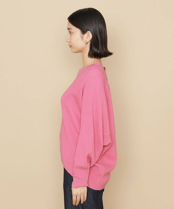 セール 70%OFF】コットンVネックコクーンプルオーバー