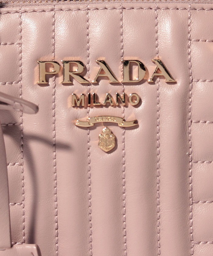 PRADA プラダ SOFT CALF IMPUM ハンド/ショルダー 2way