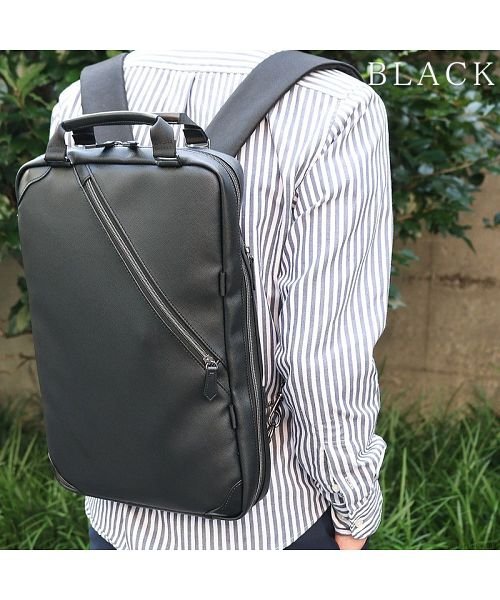 バッグ 薄マチ ビジネスリュック ビジネスバッグ メンズ 通勤バッグ 軽量 ビジカジ 2way Zario ザリオ Zario D Fashion
