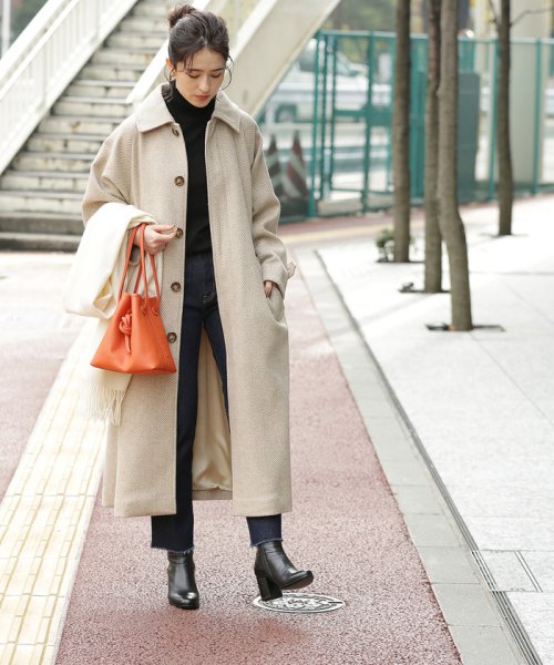セール 30 Off マラリウス ヘリンボーンコート アダム エ ロペ Adam Et Rope D Fashion