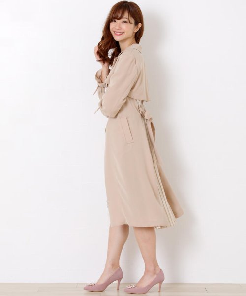 バックプリーツトレンチコート ミッシュマッシュ Misch Masch D Fashion