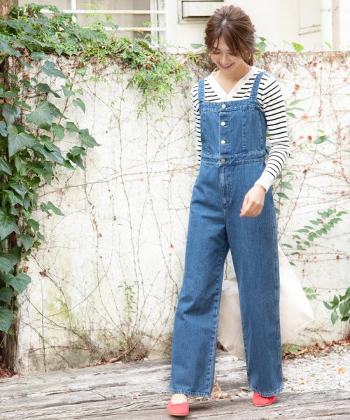 クーポン 泉里香さん着用 Lee Vis マリンサロペットパンツ ビス Vis D Fashion クーポン 泉里香さん着用 Lee Vis マリンサロペットパンツ ビス Vis D Fashion
