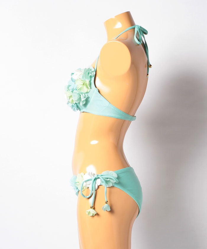 【定価14300円】ベネトン シフォン花モチーフワイヤービキニ LAV 楽天市場】【水着】シフォン花モチーフワイヤービキニ／ベネトン