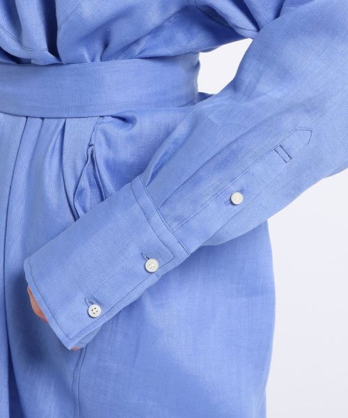 別注 Madisonblue マディソンブルー ノーカラーシャツワンピース ドレステリア Dressterior D Fashion 別注 Madisonblue マディソンブルー ノーカラーシャツワンピース ドレステリア Dressterior D Fashion