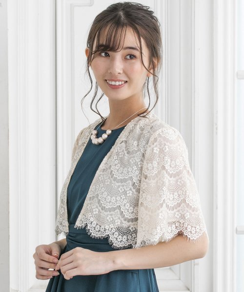 結婚式 お呼ばれ レースボレロ フォルムフォルマ Form Forma D Fashion 結婚式 お呼ばれ レースボレロ フォルムフォルマ Form Forma D Fashion