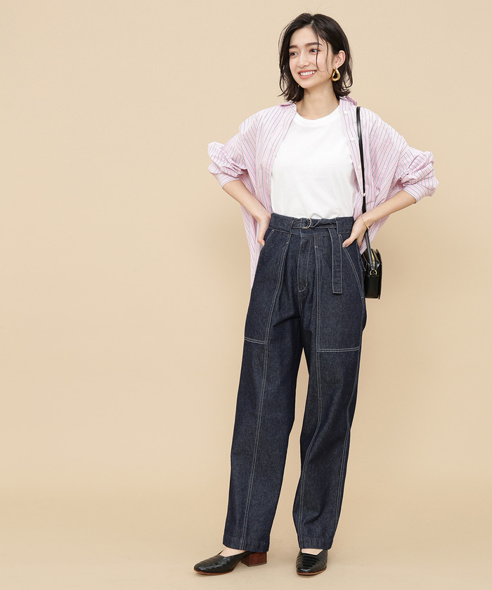 セール 50%OFF】ステッチワークベイカーパンツ(501570918