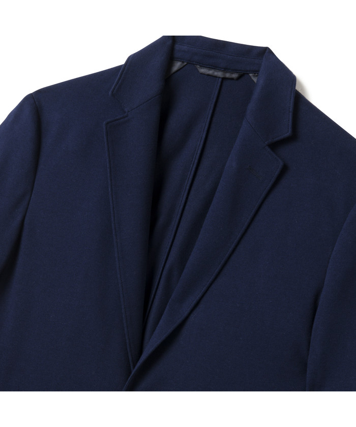 LACOSTE ラコステ　ハイゲージ鹿の子テーラードジャケット　元値31900円 ラコステ LACOSTE ハイゲージ鹿の子ジャケット （グレー