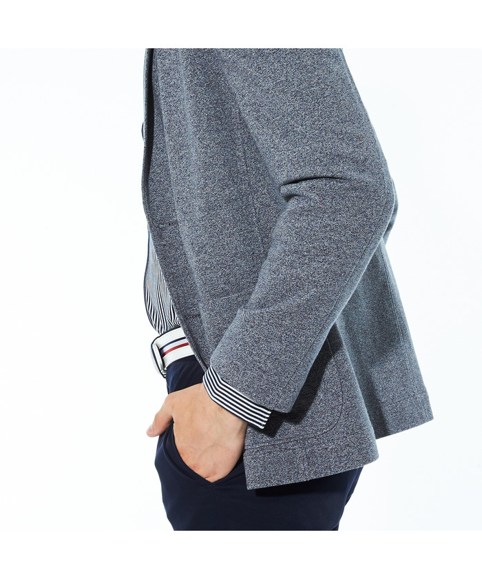 LACOSTE ハイゲージ 鹿の子ジャケット FR46 US/XS 新品同様