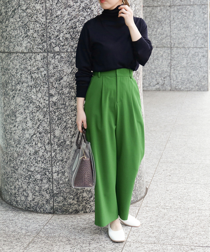 ADAM ET ROPE クロップドパンツ セール 60%OFF】ストレートクロップドパンツ(501537797