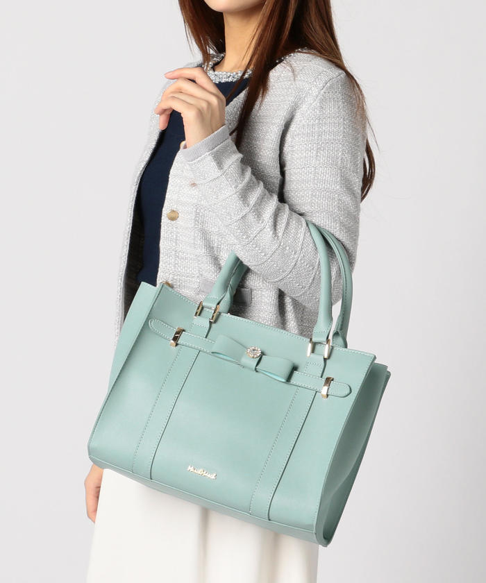 セール】ミッシュマッシュ MISCH MASCH ビジューリボントート セール】ミッシュマッシュ MISCH MASCH ビジューリボントート