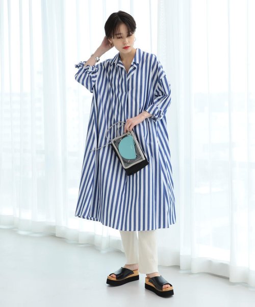 セール 50 Off Ray Beams ストライプ フレア シャツ ワンピース ビームス アウトレット Beams Outlet D Fashion セール 50 Off Ray Beams ストライプ フレア シャツ ワンピース ビームス アウトレット Beams Outlet D Fashion