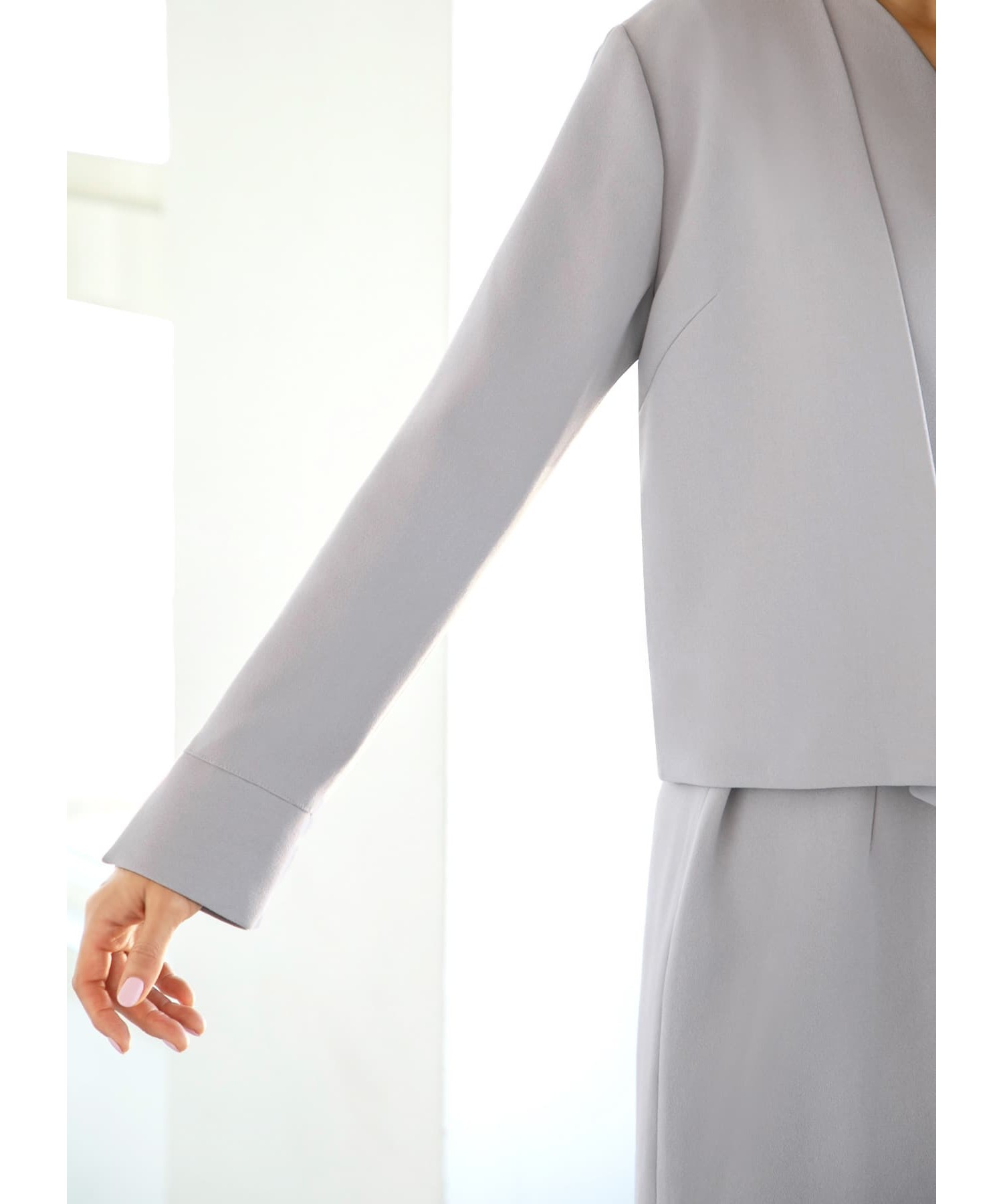 SD OFFICE】【Psize】ジャケット付きカシュクールワンピース(501879197 SD OFFICE】【Psize】ジャケット付きカシュクールワンピース(501879197