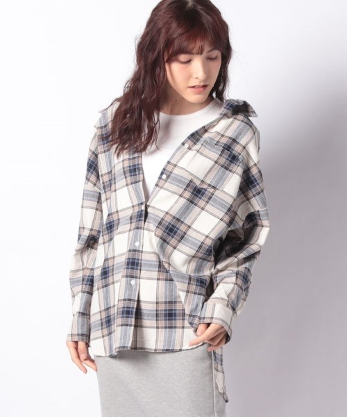 セール チェック柄big シャツ イング Ingni D Fashion