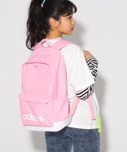 Adidas アディダス リニアロゴバックパック ピンク ラテ Pink Latte D Fashion