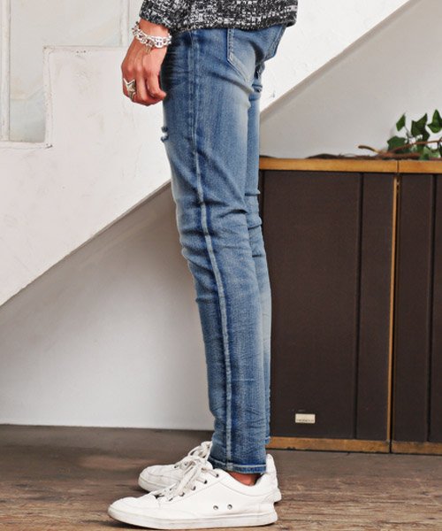 セール ダメージクラッシュストレッチデニムスキニーパンツ デニムパンツ メンズ スキニー ダメージ ストレッチ ラグスタイル Luxstyle D Fashion セール ダメージクラッシュストレッチデニムスキニーパンツ デニムパンツ メンズ スキニー ダメージ ストレッチ ラグスタイル Luxstyle D Fashion