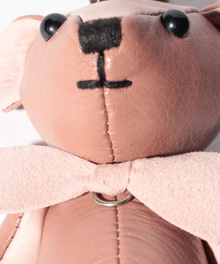 セール】【BURBERRY】トーマスベア レザーパッチワーク【COPPER PNK