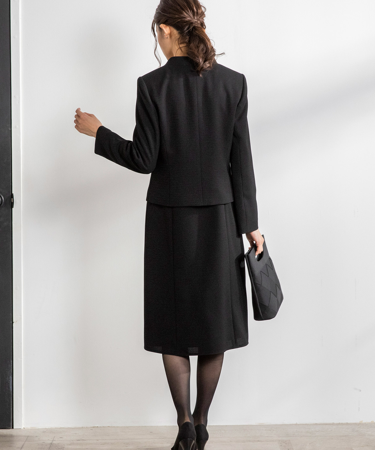 クーポン】【セール 50%OFF】【喪服・礼服・冠婚葬祭】スタンドカラー