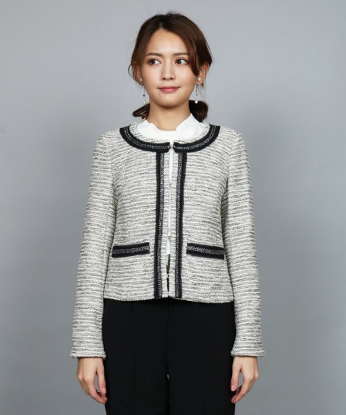 Petit Maison プチメゾン ミックスツイードジャケット スコットクラブ Scotclub D Fashion