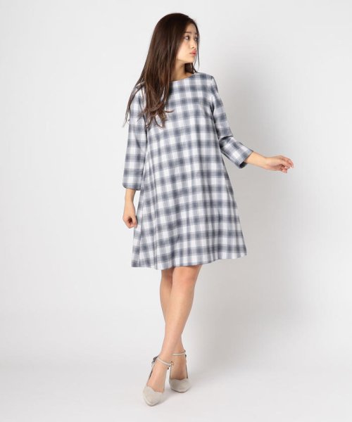 セール チェック柄サックスワンピース ミッシュマッシュ Misch Masch D Fashion セール チェック柄サックスワンピース ミッシュマッシュ Misch Masch D Fashion