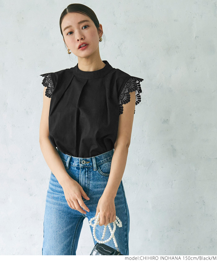 tシャツ ゴージャスレーストップ2 レディース jouetie tシャツ レースボディスーツシアートップス コサージュ