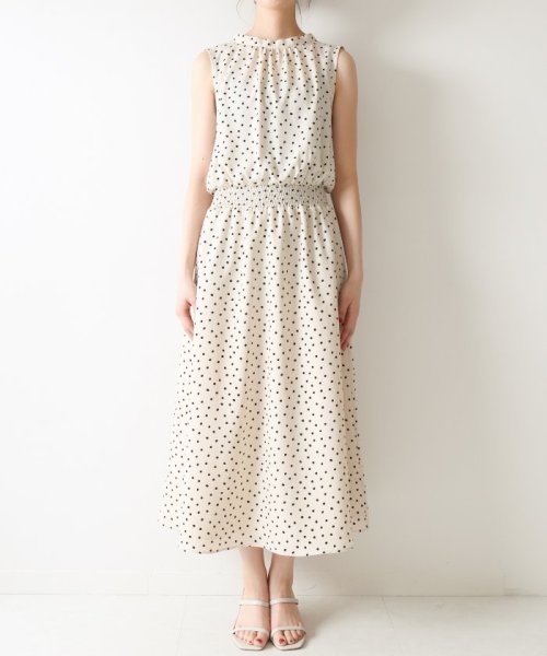 ノースリーブドットワンピース ユーバイ スピック スパン U By Spick Span D Fashion ノースリーブドットワンピース ユーバイ スピック スパン U By Spick Span D Fashion
