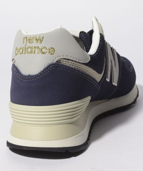 NEW BALANCE ML574VLA 432 NAVY/GREY WIDTH/D(501913624) | ニューバランス(NEW BALANCE)  - d fashion