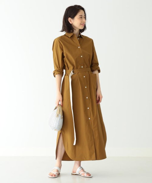 セール 50 Off Demi Luxe Beams ベルト付 シャツワンピース ビームス アウトレット Beams Outlet D Fashion