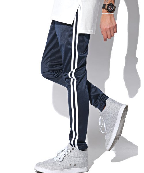 ラインパンツ メンズ ジャージ パンツ スリム サイドライン ライン トラッカーパンツ 2ラインスリムジャージパンツ ジャージパンツ イージー 細身 ジム スト ラグスタイル Luxstyle D Fashion ラインパンツ メンズ ジャージ パンツ スリム サイドライン ライン トラッカーパンツ 2ラインスリムジャージパンツ ジャージパンツ イージー 細身 ジム スト ラグスタイル Luxstyle D Fashion