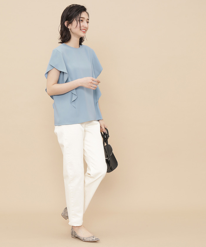 Adam et Rope&#39; - ADAM ET ROPE&#39;☆フレアスリーブブラウス ADAM ET ROPE' シャツ ブラウス 【一部直営店舗・WEB限定