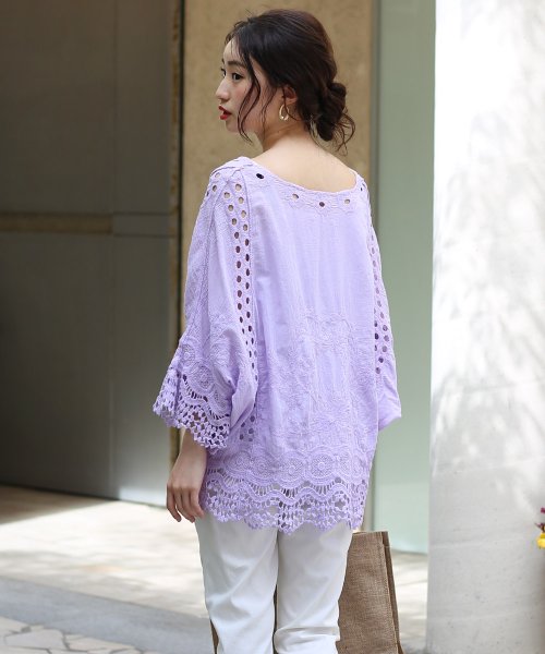 セール エスニック刺繍ｆｌｏｗｅｒブラウス ブージュルード Bou Jeloud D Fashion