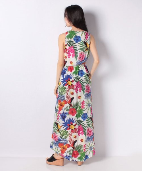 セール70 Off トロピカル ワンピース 白 Patrice デシグアル Desigual D Fashion セール70 Off トロピカル ワンピース 白 Patrice デシグアル Desigual D Fashion