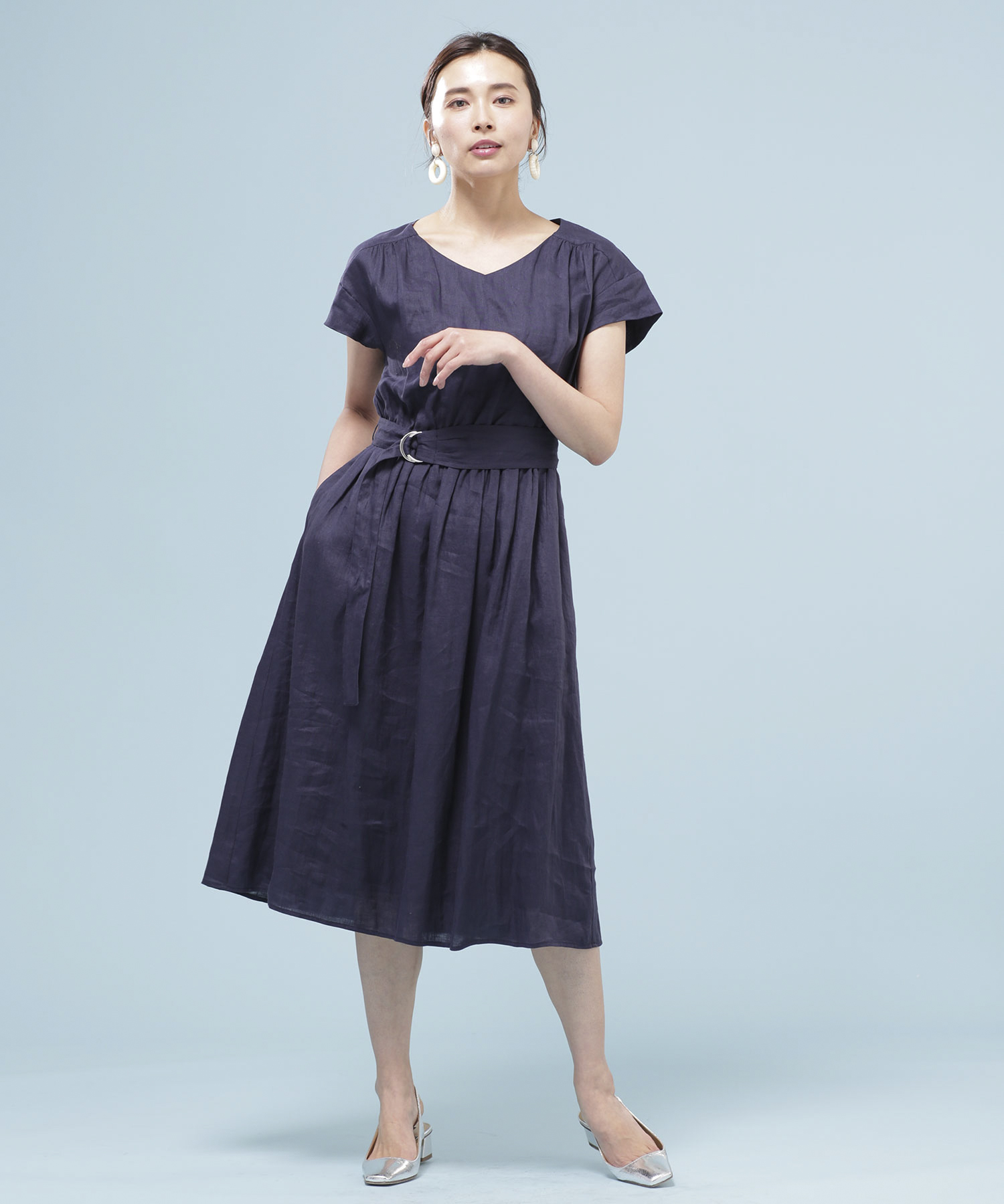 セール】☆【JJ 7月号掲載】【Marisol 5月号掲載】フレンチリネン