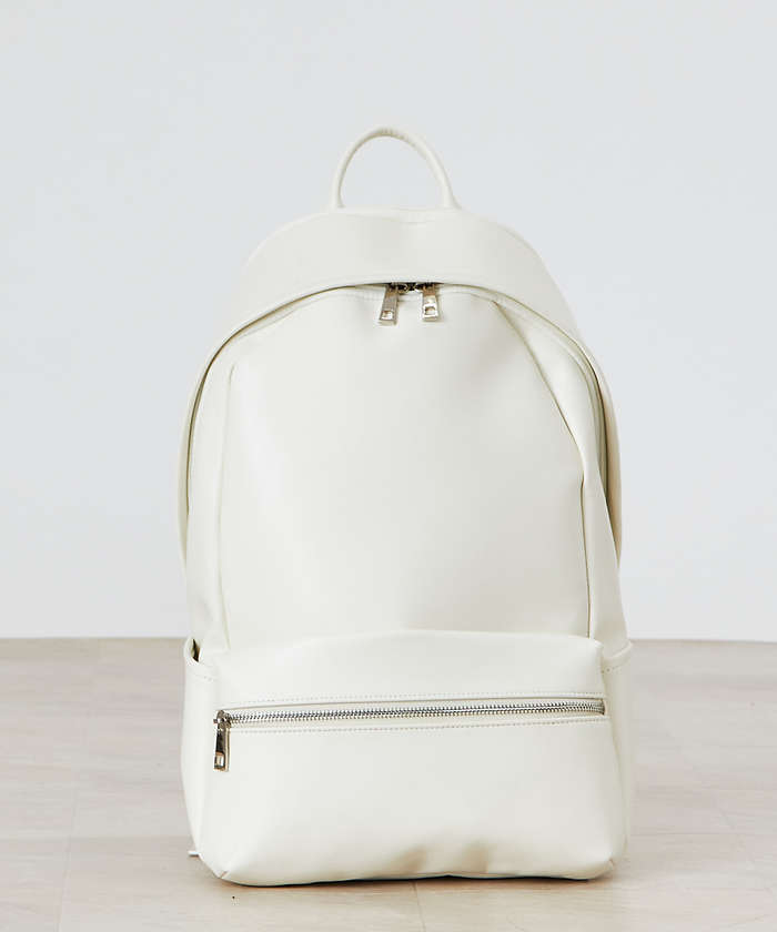 A.D.M.J. レザーリュック バックパック ブラウン WEB別注】スプリットレザー リュック / バックパック / 15.0
