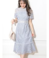 Apuweiser Luxe レース切り替えドレス アプワイザー リッシェ Apuweiser Riche D Fashion