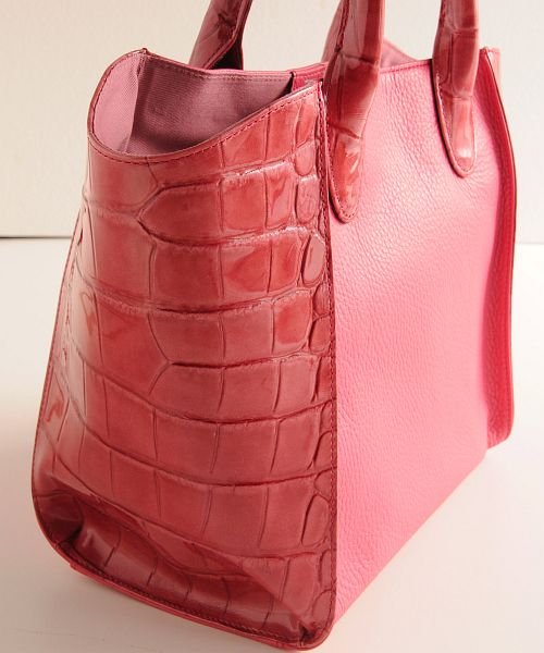 Haleine クロコ型押し トートバッグ レディース 本革 アレンヌ Haleine D Fashion