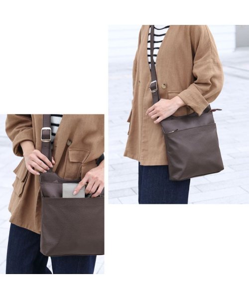 Jamale 日本製 牛革レザー サコッシュ ショルダーバッグ レディース ジャマレ Jamale D Fashion