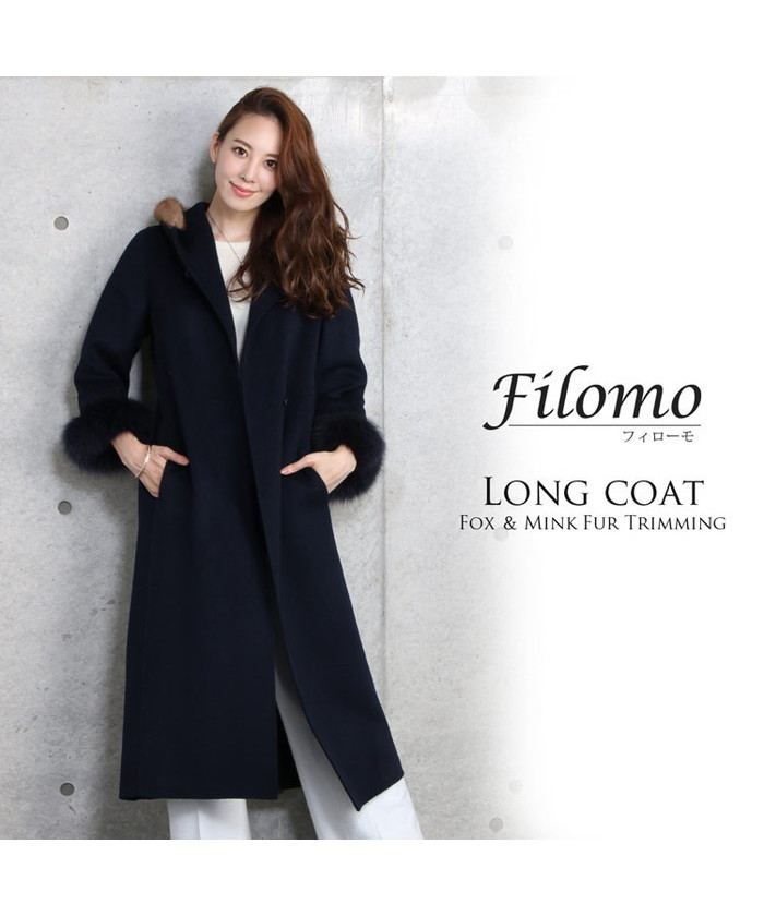 フィローモ Filomo [Filomo] ロングコート レディース カシミヤ