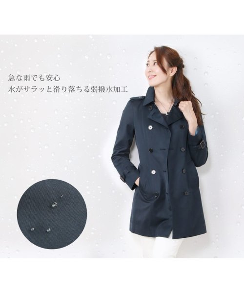 Filomo トレンチコート レディース スプリングコート 春 弱撥水 フィローモ Filomo D Fashion Filomo トレンチコート レディース スプリングコート 春 弱撥水 フィローモ Filomo D Fashion