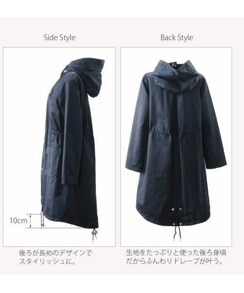 Filomo モッズコート レディース ロング 弱はっ水 フィローモ Filomo D Fashion