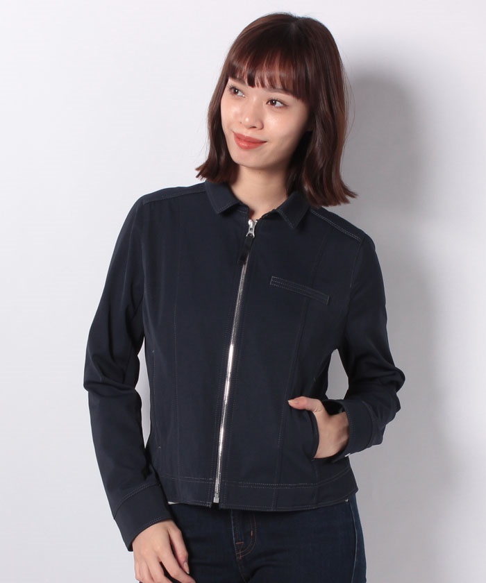 セール 50%OFF】襟付きジップアップジャケット(501950927 セール 50%OFF】襟付きジップアップジャケット(501950927